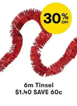 BIG W Tinsel offer