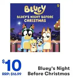 BIG W Bluey's night before christmas offer