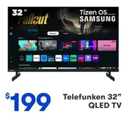 BIG W Telefunken 32" qled tv offer