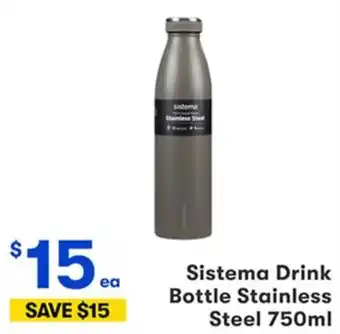 Sistema drink bottle stainless steel