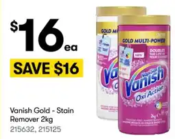 BIG W Vanish gold offer