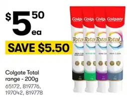 BIG W Colgate total offer