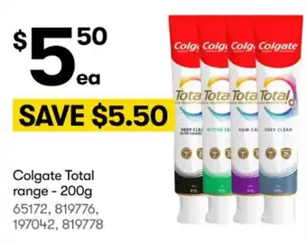 BIG W Colgate total offer