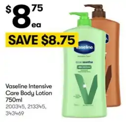BIG W Vaseline intensive care body lotion offer
