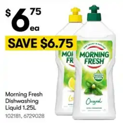 BIG W Morning fresh dishwashing liquid offer