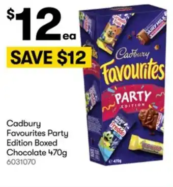 Cadbury favourites party edition boxed chocolate