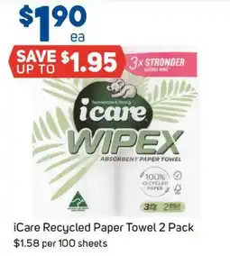 Foodland Icare recycled paper towel offer
