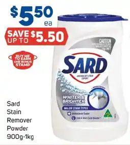 Foodland Sard stain remover powder offer
