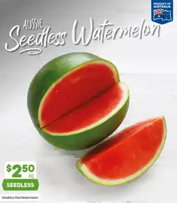 Foodland Seedless red watermelon offer