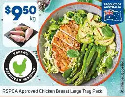 Foodland Rspca approved chicken breast large tray pack offer