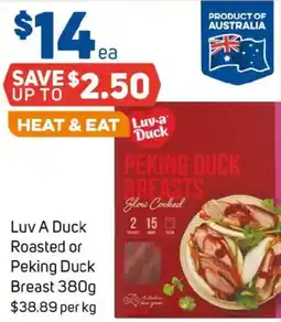 Foodland Luv a duck roasted or peking duck breast offer