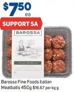 Foodland Barossa fine foods italian meatballs offer