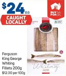 Foodland Ferguson king george whiting fillets offer