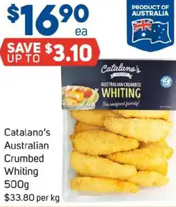 Foodland Catalano's australian crumbed whiting offer