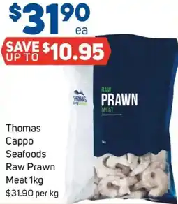 Foodland Thomas cappo seafoods raw prawn offer