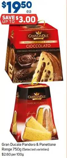 Foodland Gran ducale pandoro & panettone range offer