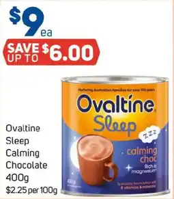 Foodland Ovaltine sleep calming chocolate offer