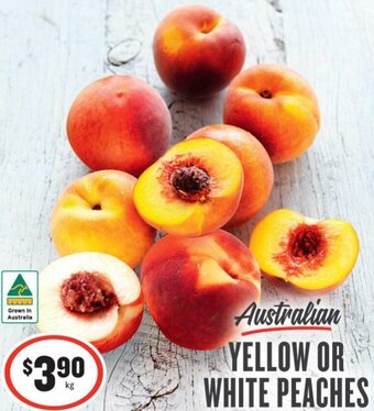IGA Yellow Or White Peaches offer