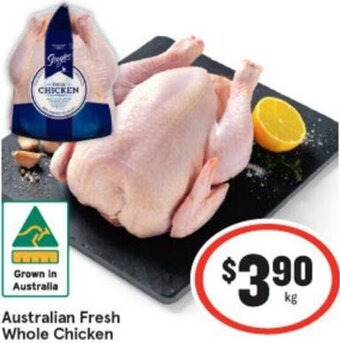 IGA Australian Fresh Whole Chicken offer