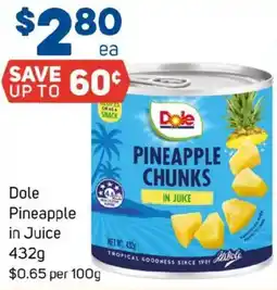 Foodland Dole pineapple in juice offer