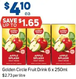 Foodland Golden circle fruit drink offer