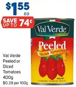 Foodland Val verde peeled or diced tomatoes offer