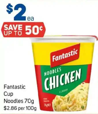Foodland Fantastic cup noodles offer