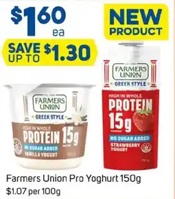 Foodland Farmers union pro yoghurt offer