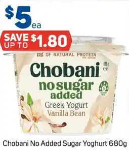 Foodland Chobani no added sugar yoghurt offer