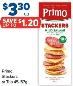 Foodland Primo stackers or trio offer