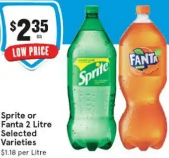 IGA Sprite Or Fanta 2 Litre offer
