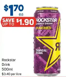 Foodland Rockstar drink offer