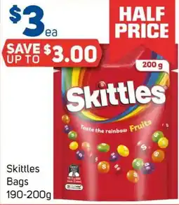 Foodland Skittles bags offer