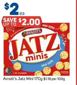 Foodland Arnott's jatz mini offer