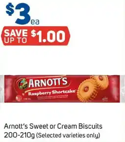 Foodland Arnott's sweet or cream biscuits offer