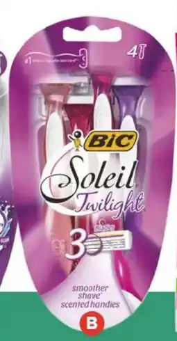 Foodland Bic soleeil twilight lavender razor offer