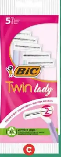 Foodland Bic twin lady disposable razor offer