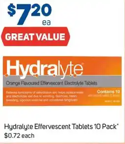 Foodland Hydralyte effervescent tablets offer