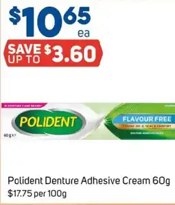 Foodland Polident denture adhesive cream offer