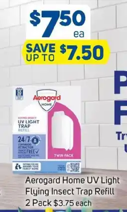 Foodland Aerogard home uv light flying insect trap refill offer