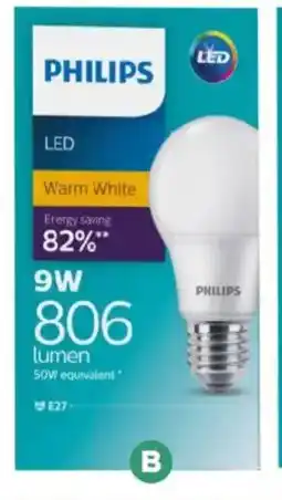 Foodland Philips globe led bayonet caps or edison screw offer