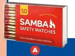 Foodland Samba fire ignition safety matches offer