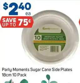 Foodland Party moments sugar cane side plates offer