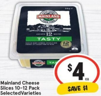 IGA Mainland Cheese Slices 10-12 Pack offer