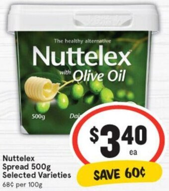 IGA Nuttelex Spread 500g offer