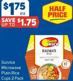 Foodland Sunrice Microwave Plain Rice offer