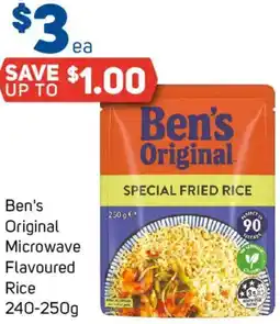 Foodland Ben's Original Microwave Flavoured Rice offer