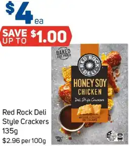 Foodland Red Rock Deli Style Crackers offer