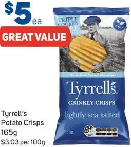 Foodland Tyrrell's Potato Crisps offer