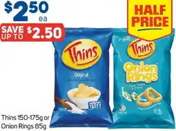 Foodland Thins or Onion Rings offer